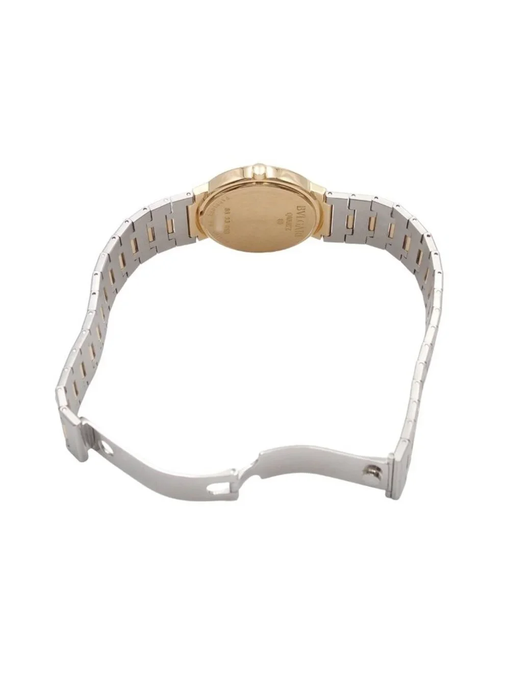 Bvlgari Black 18K Yellow Gold SS Watch Quartz